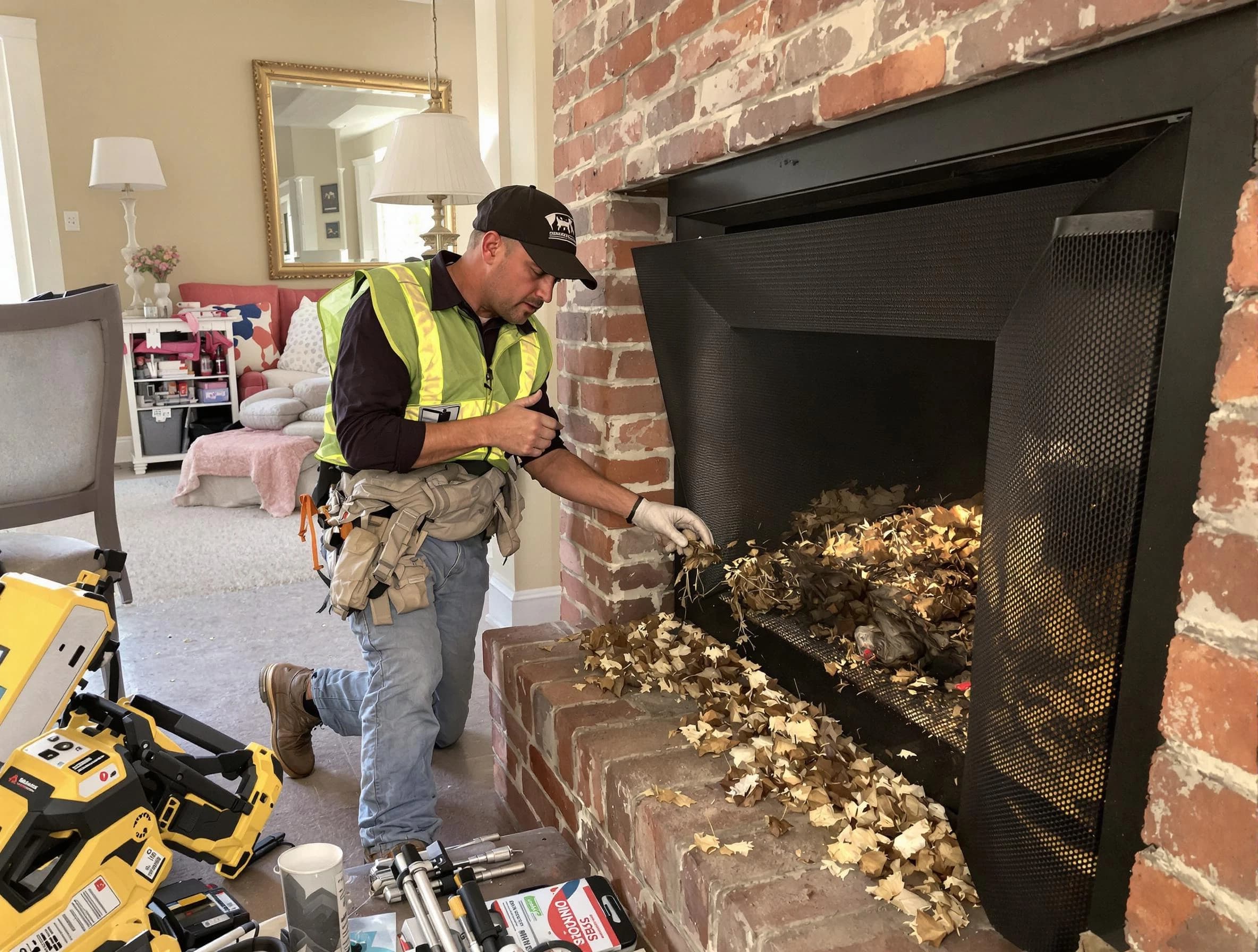 Safe screening installation by Little Egg Harbor Chimney Sweep in Little Egg Harbor, NJ