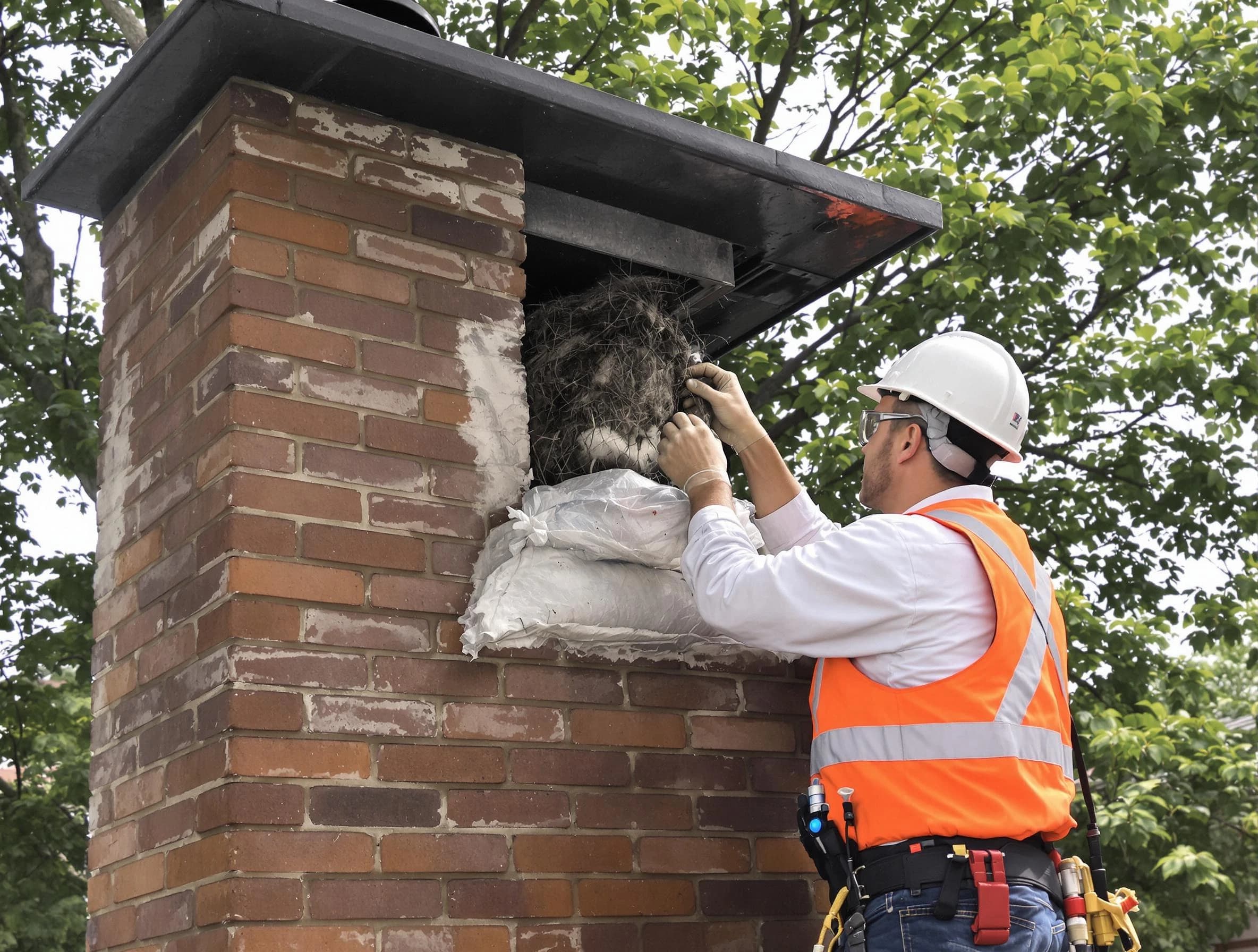 Humane removal of debris and animals by Little Egg Harbor Chimney Sweep in Little Egg Harbor, NJ