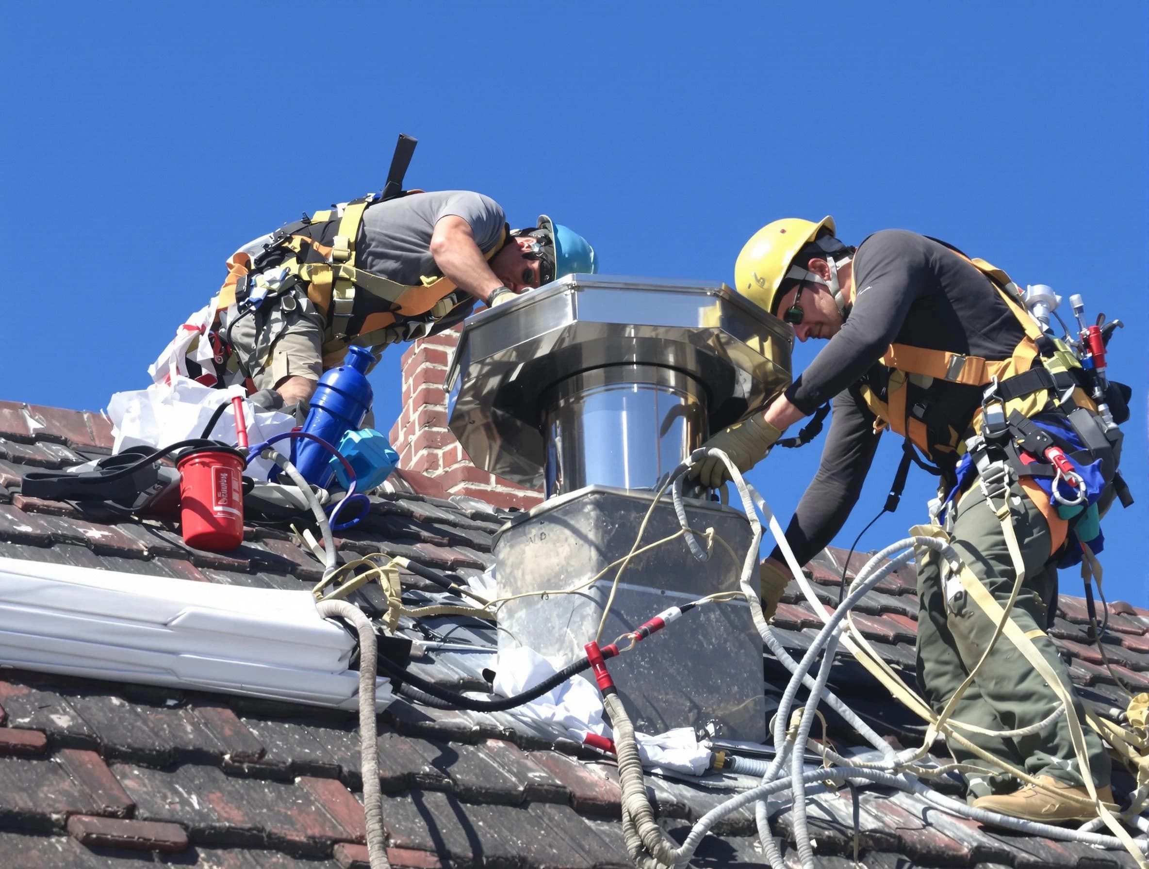 Protective chimney cap installed by Little Egg Harbor Chimney Sweep in Little Egg Harbor, NJ