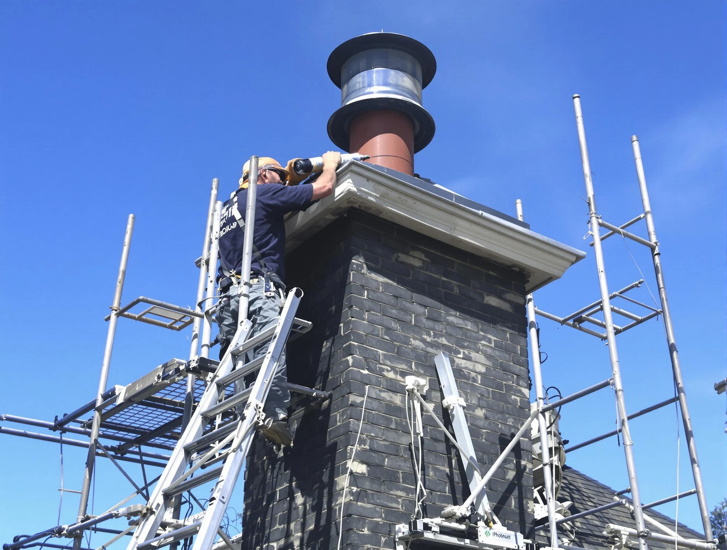 Sturdy chimney crown finished by Little Egg Harbor Chimney Sweep in Little Egg Harbor, NJ