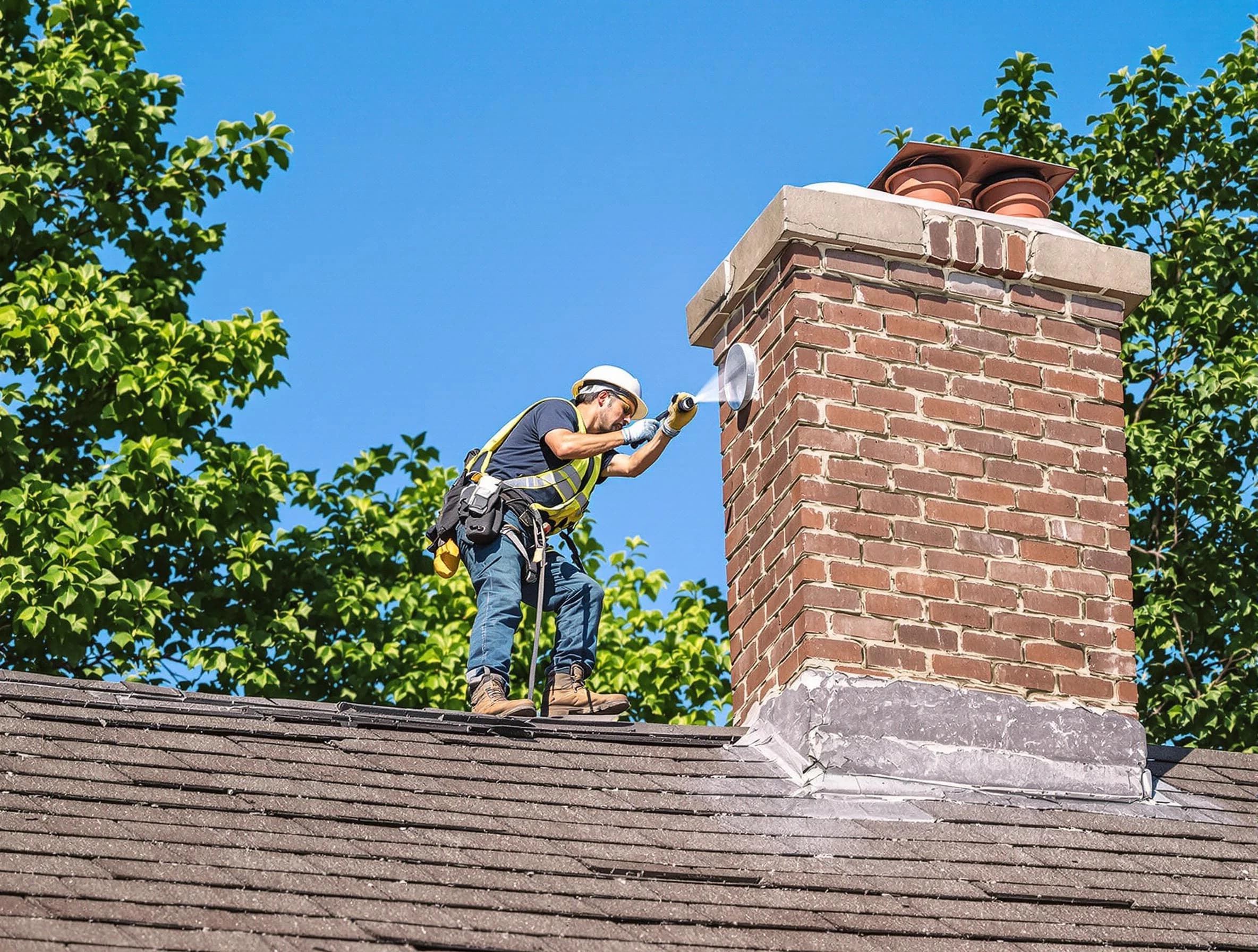 Little Egg Harbor Chimney Sweep performing an inspection with advanced tools in Little Egg Harbor, NJ