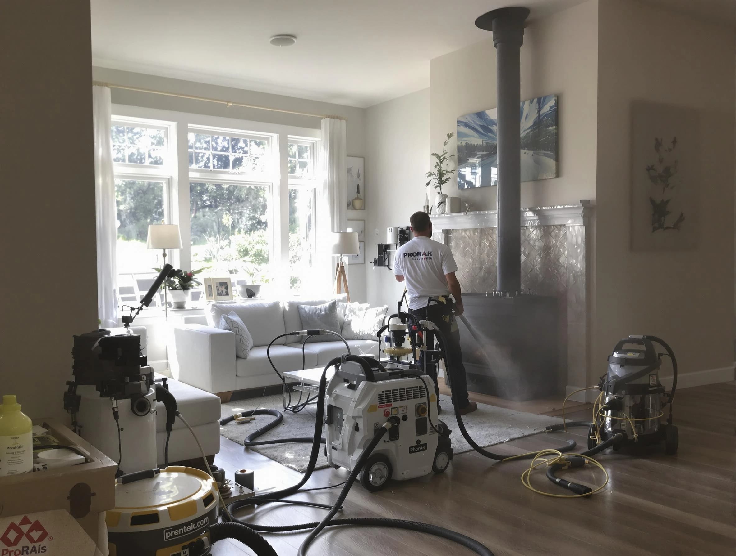 Soot removal service by Little Egg Harbor Chimney Sweep for a fireplace in Little Egg Harbor, NJ