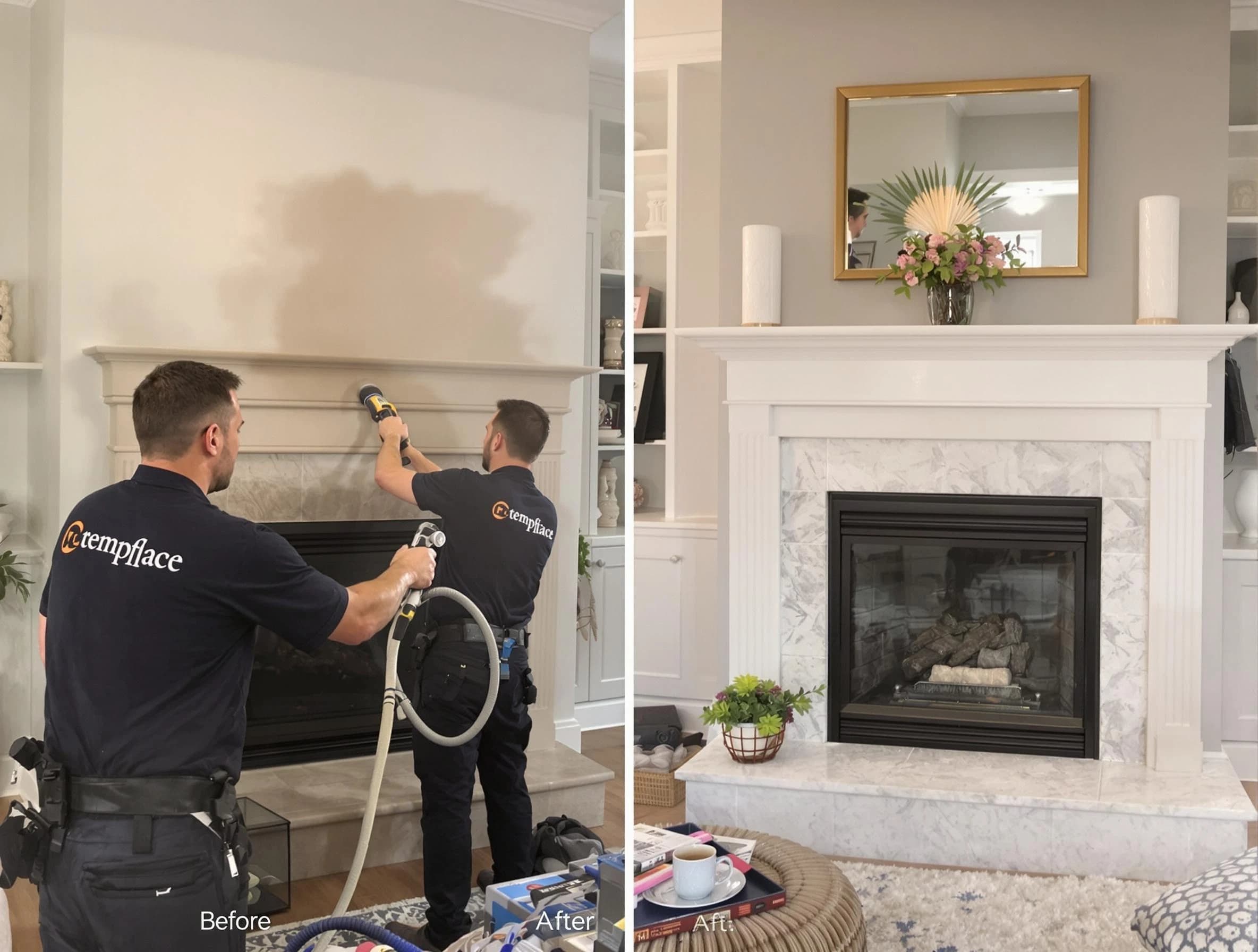 Professional soot removal by Little Egg Harbor Chimney Sweep team in Little Egg Harbor, NJ